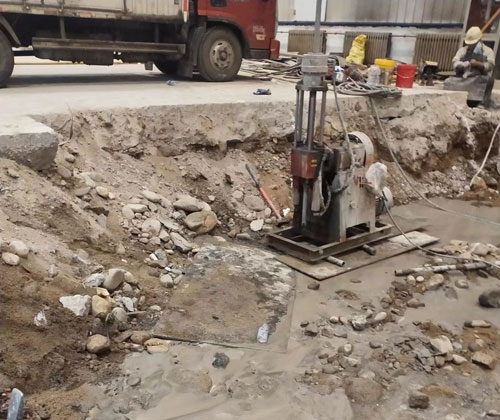 石狮公路下沉压浆